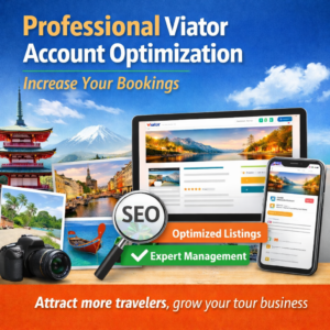 Professional Viator Account Optimization to Increase Your Bookings