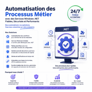 Automatisation des Processus Métier avec Services Windows .NET Fiables et Performants