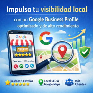 Impulsa tu visibilidad local con un Google Business Profile optimizado y de alto rendimiento