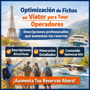 Optimización de fichas en Viator para tour operadores
