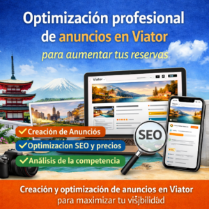 Optimización profesional de anuncios en Viator para aumentar tus reservas