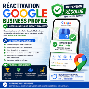 Réactivez votre fiche Google My Business et récupérez vos clients rapidement