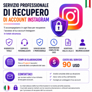 Servizio Professionale di Assistenza per il Recupero di Account Instagram
